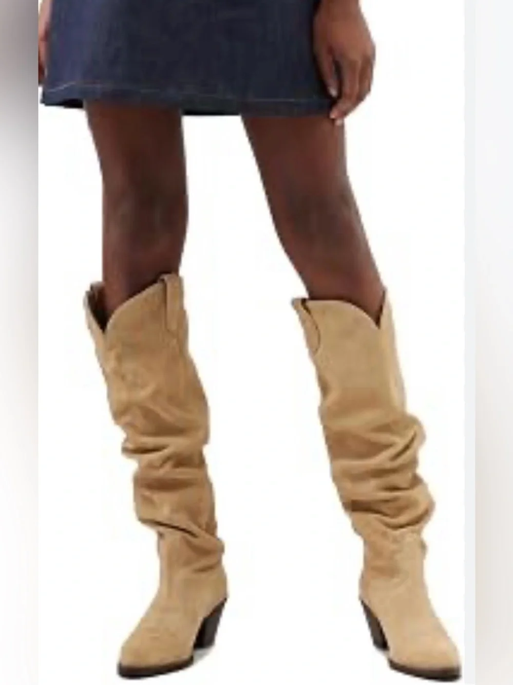 POLO By RALPH LAUREN Suede Tall Western Boot
